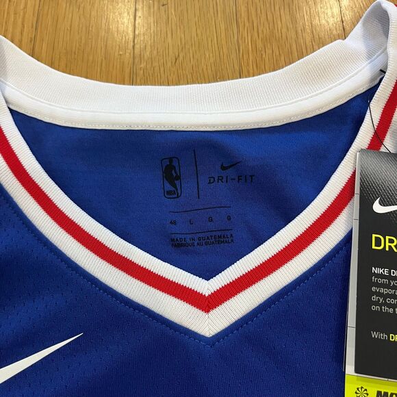 NEW Nike Philadelphia 76ers Seth Curry Swingman Jersey Blue Away Mens Size L NBA - Picture 4 of 9